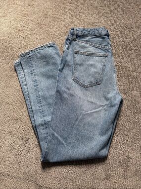 Denim Forum Women's Light Blue Straight Leg Jeans